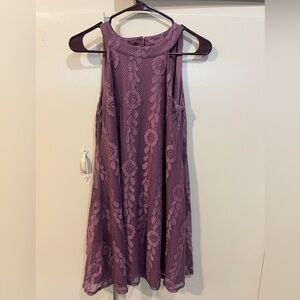 Altar'd State Lavender Halter Sundress